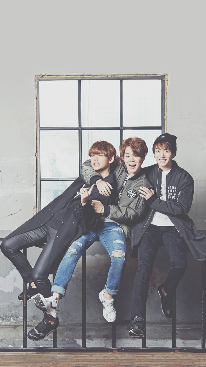 720x1280 BTS.. Jungkook, V and Jimin wallpaper for phone