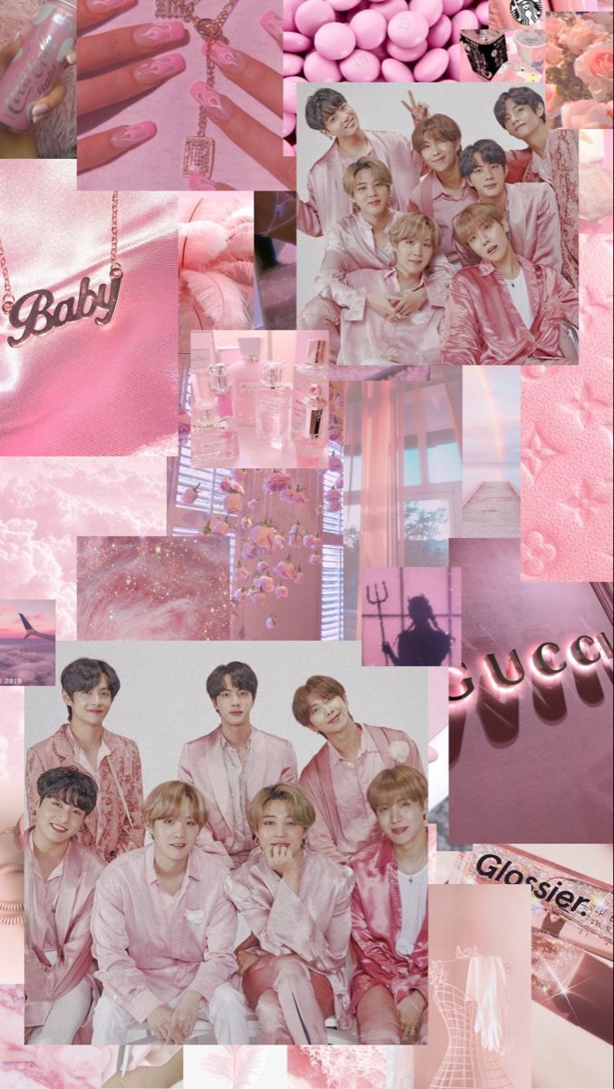 677x1200 Kpop Aesthetic Collage. Carta da parati rosa, Pastello
