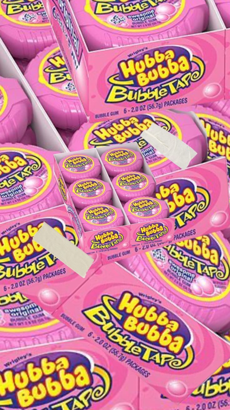 736x1308 Pink Bubblegum Candy Stack. Pink gum, Hubba bubba wallpaper, Colorful bubble gum brands