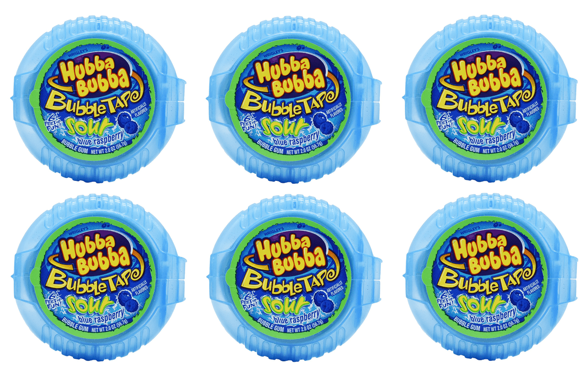 1200x769 HUBBA BUBBA Blue Raspberry Oz Tape Rolls - (Choose From: 6 Or 12)
