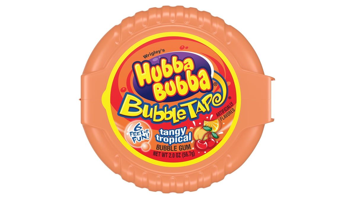 1194x672 Hubba Bubba Tangy Tropical Bubble Gum Tape (2 oz). Delivery Near Me
