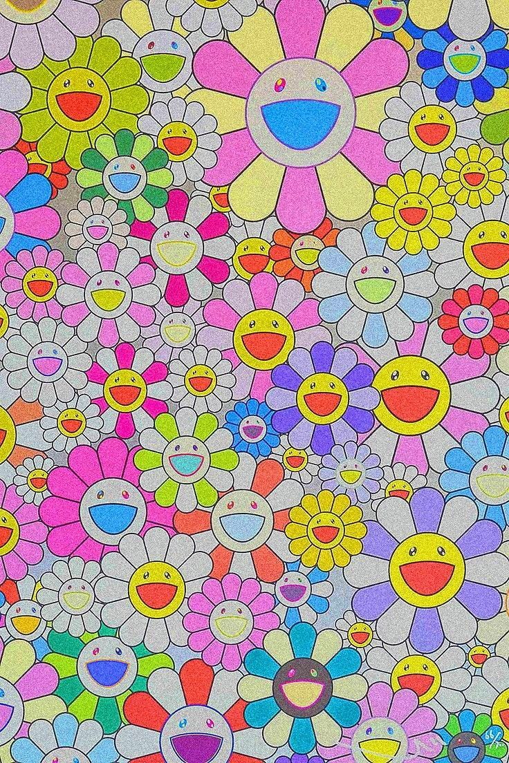 736x1104 Takashi Murakami Flower Smile Whisper Gallery