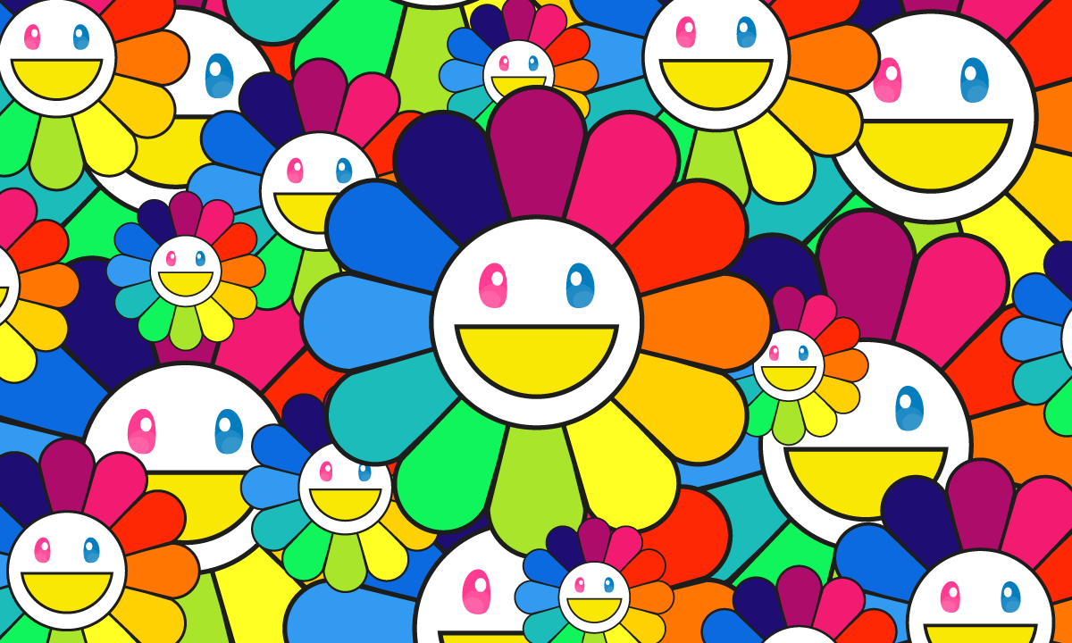 1200x720 Murakami Inspired Flower Arrangement: Creative Printable Worksheets for Kids