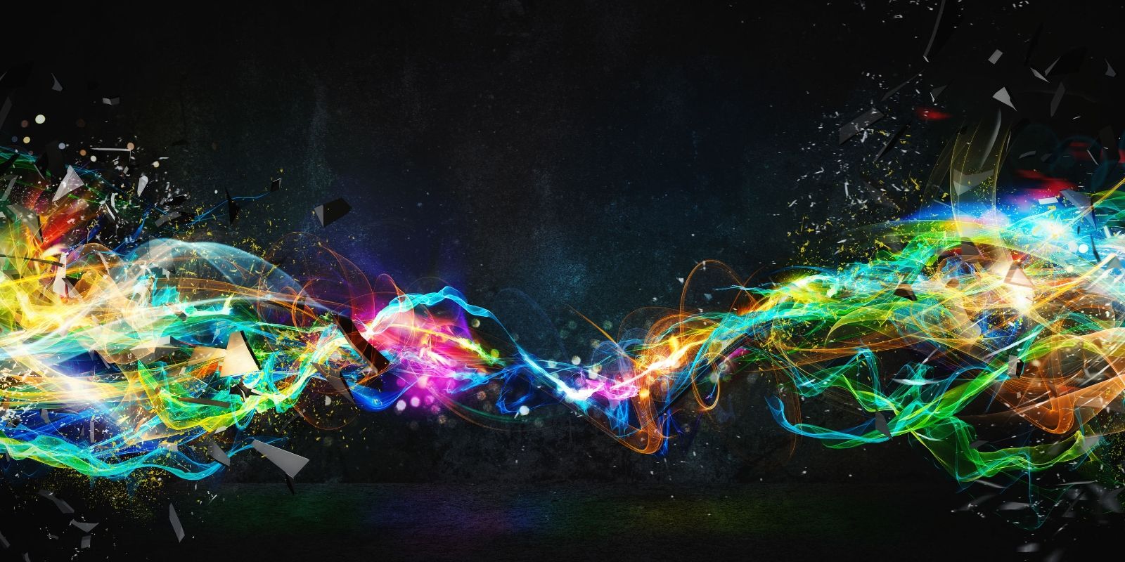 1600x800 Modern Abstract Colourful Light Motion Banner On Dark Background 63505633 › Wallpaper & Carpets Distributors