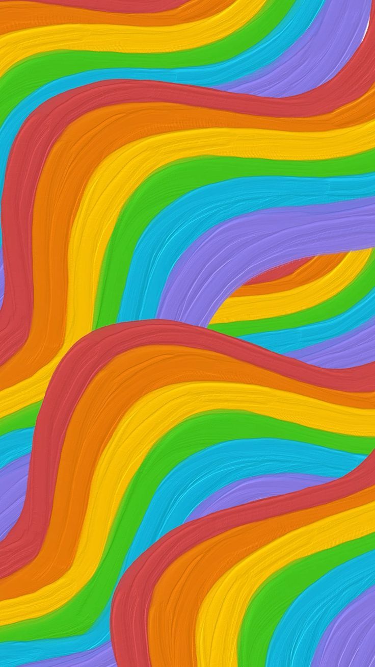 736x1308 Bright rainbow wallpaper
