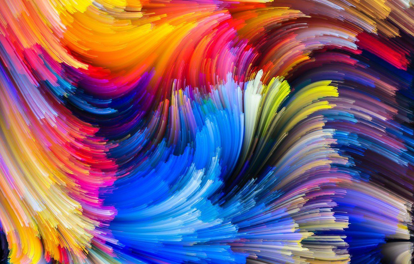 1332x850 Abstract Rainbow Artistic HD Desktop Wallpaper 101099