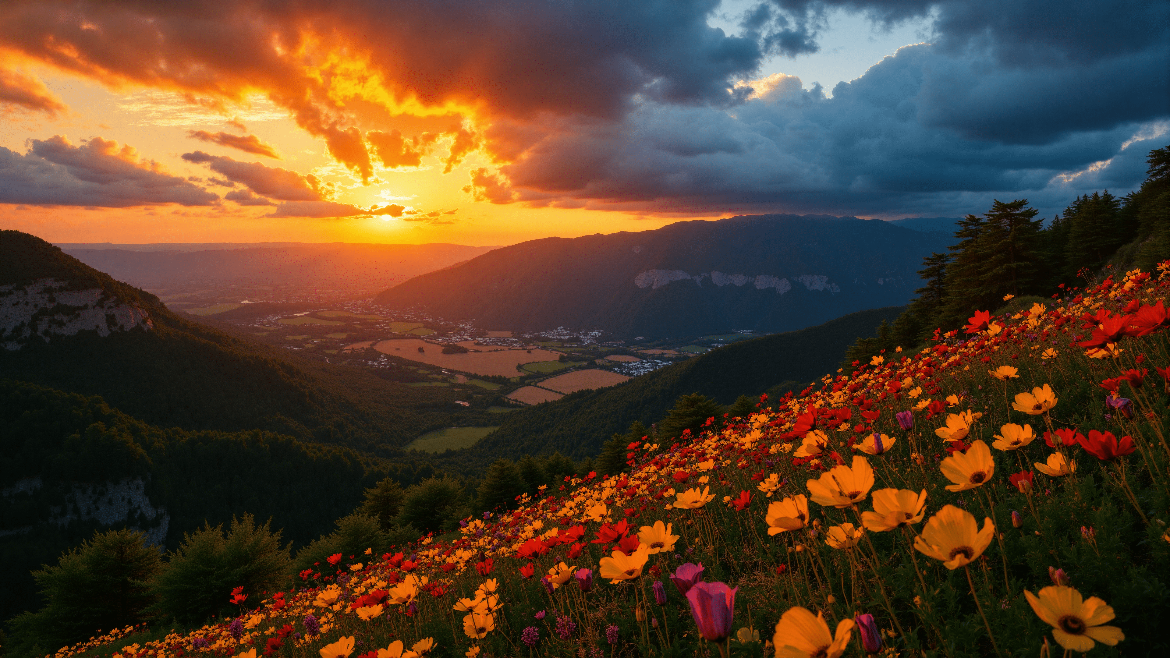 3840x2160 Saturated Scenic Sunsets [3840x2160]