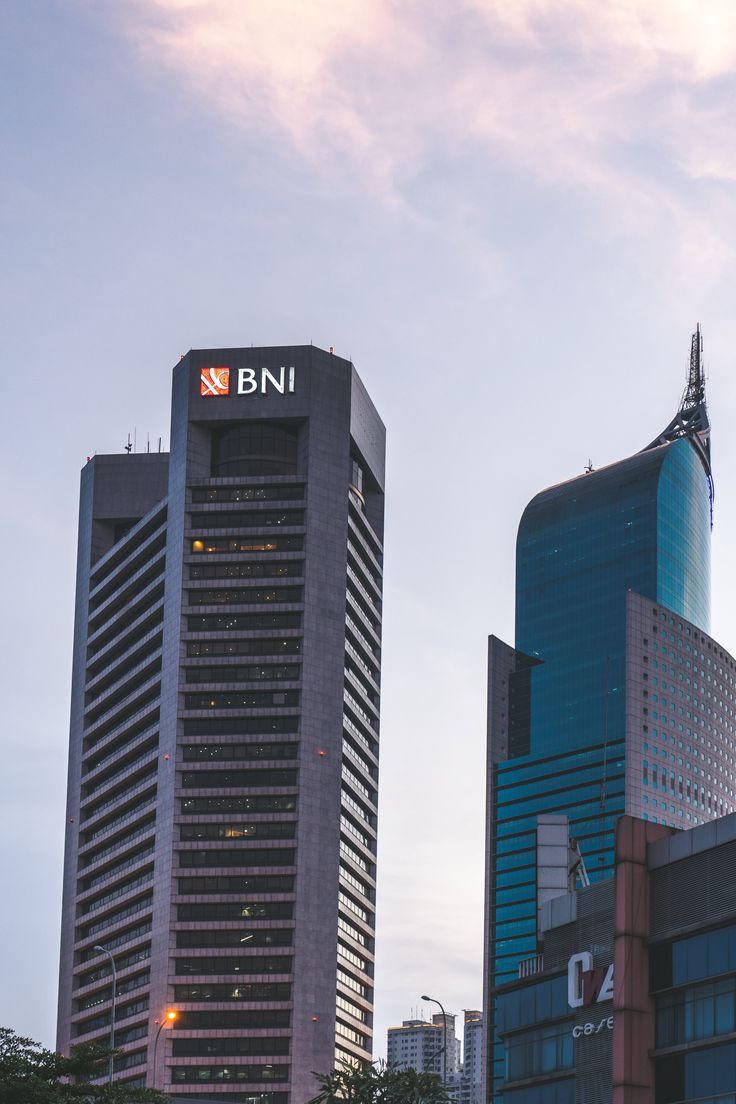 736x1104 HD wallpaper: Jakarta, Indonesia, skyline, building, sunset, skyscraper