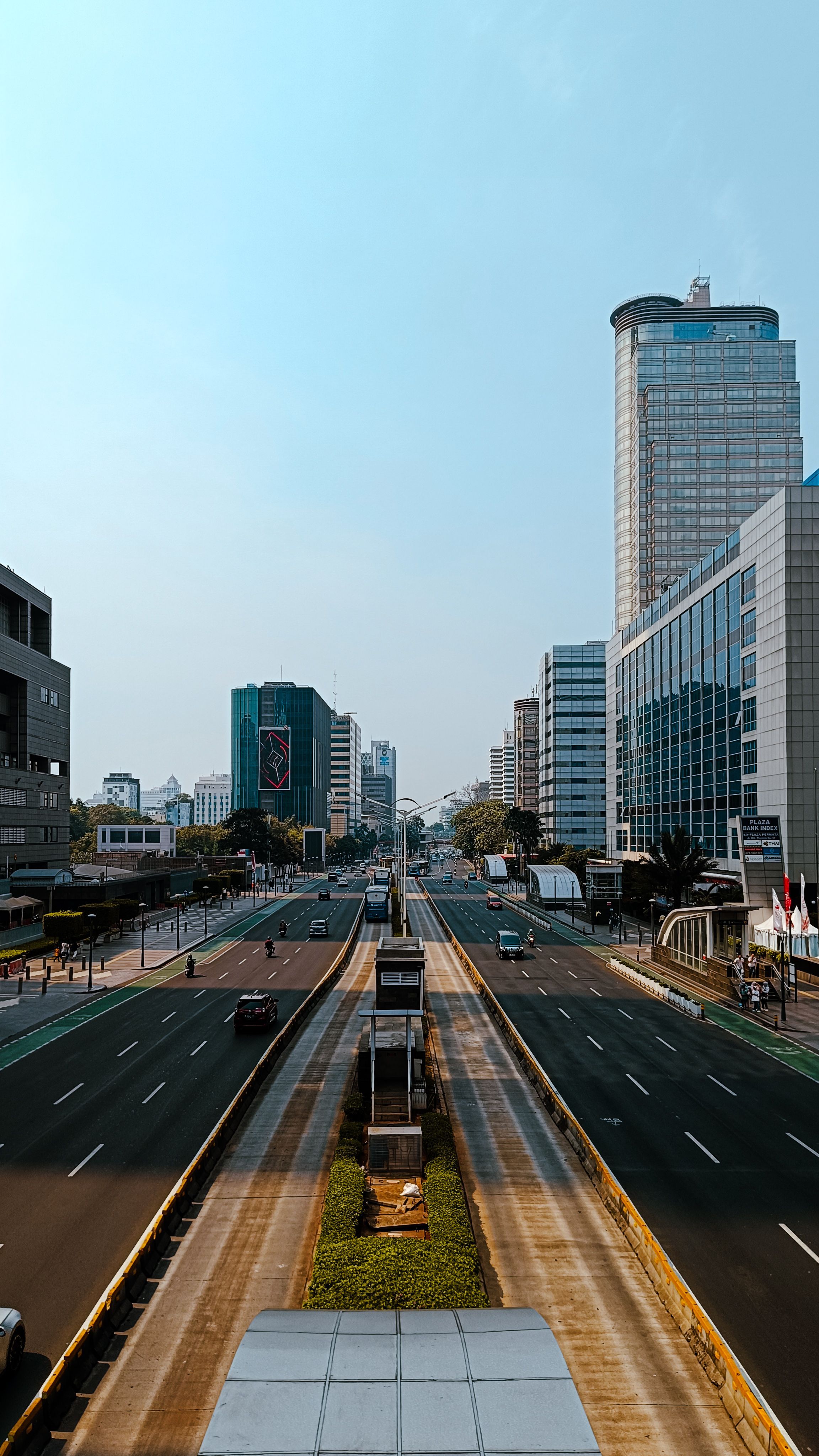 2304x4096 Modern Urban Cityscape of Jakarta, Indonesia · Free