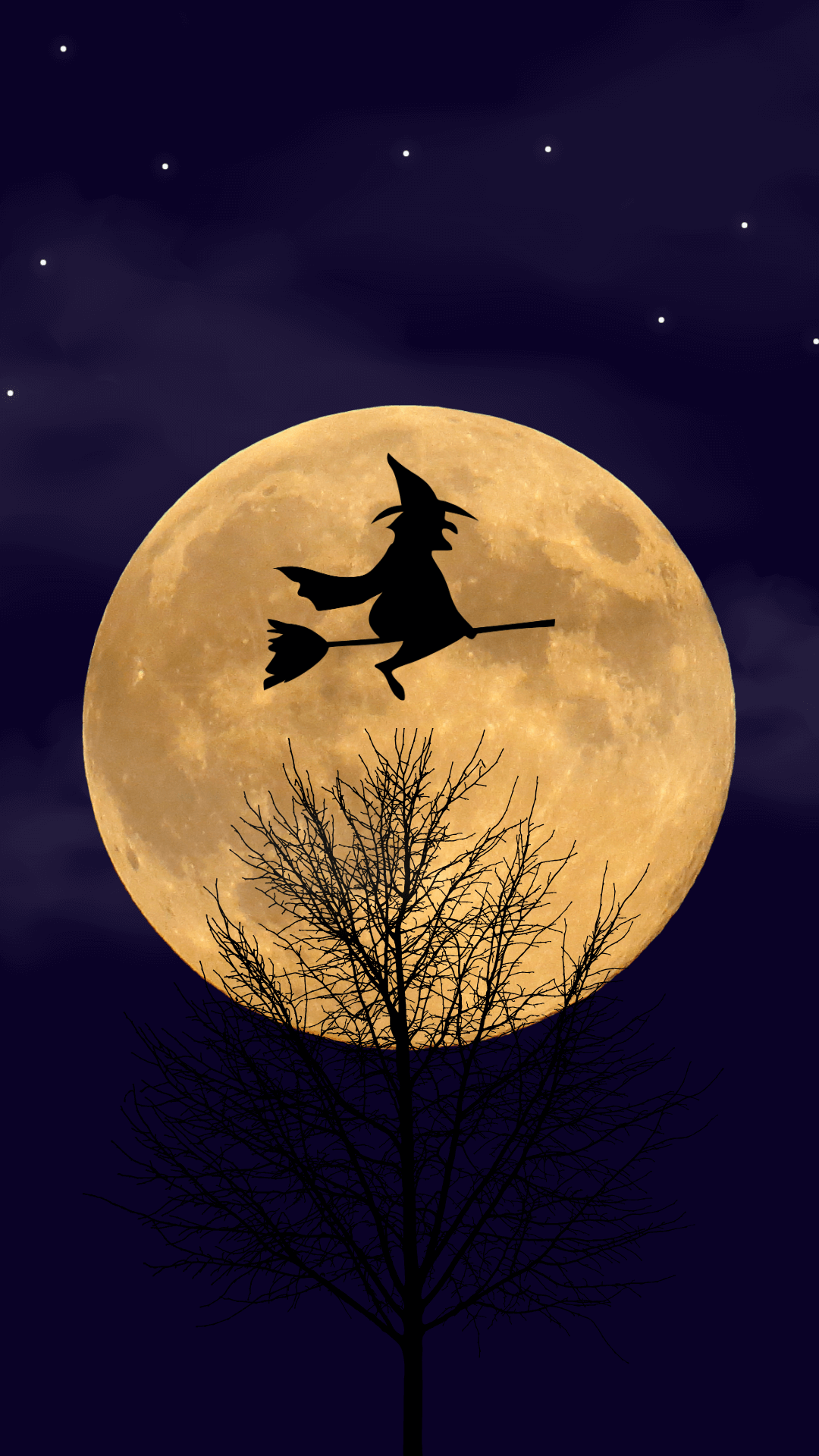 1080x1920 Cute Halloween Wallpaper to Get in the Spooky Spirit