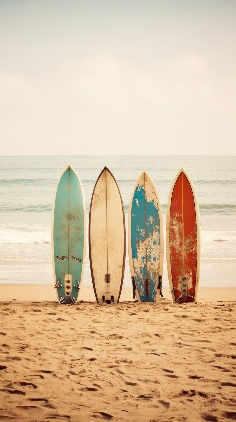 800x1427 Wallpaper Beach Surfboard Image Wallpaper