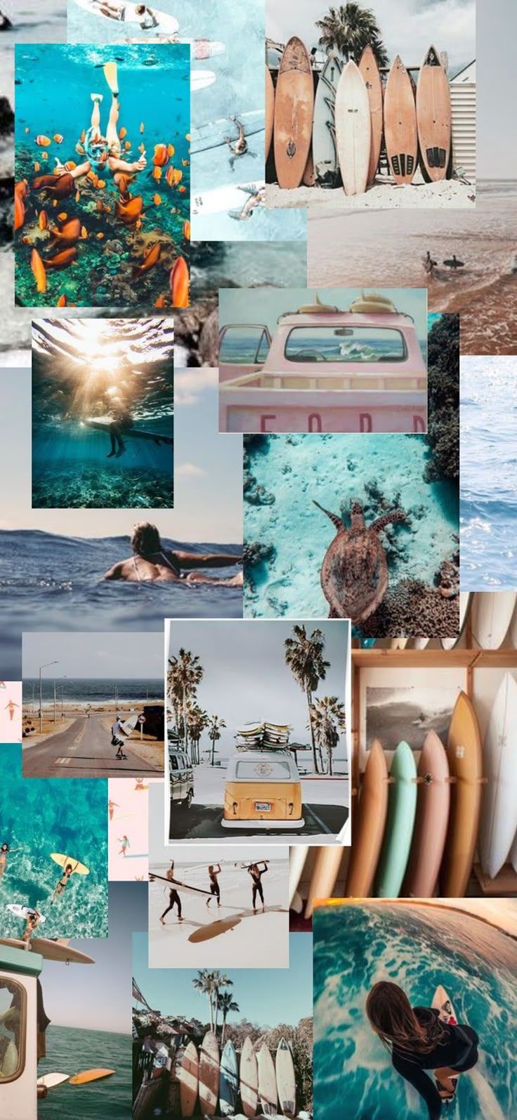 736x1593 surf aesthetic wallpaper