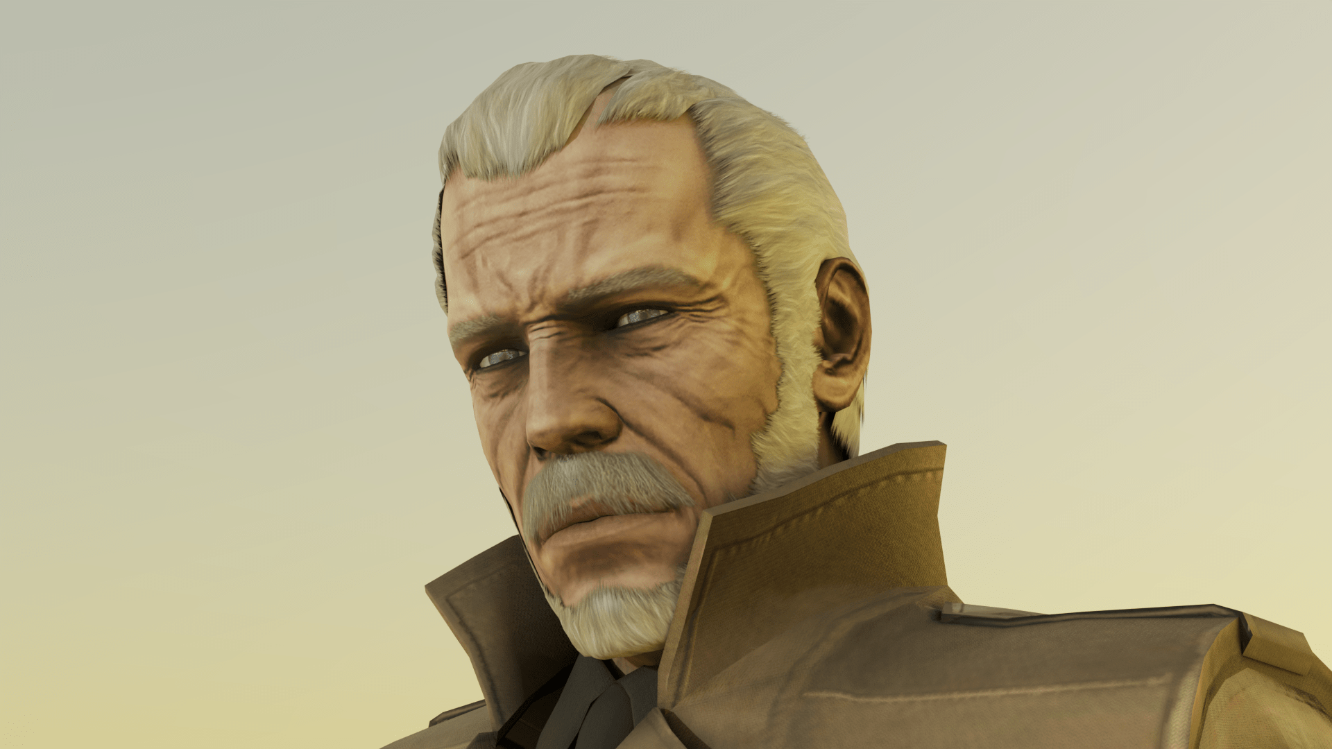 1920x1080 Big Boss according to Project Itoh in the MGS4 novelization