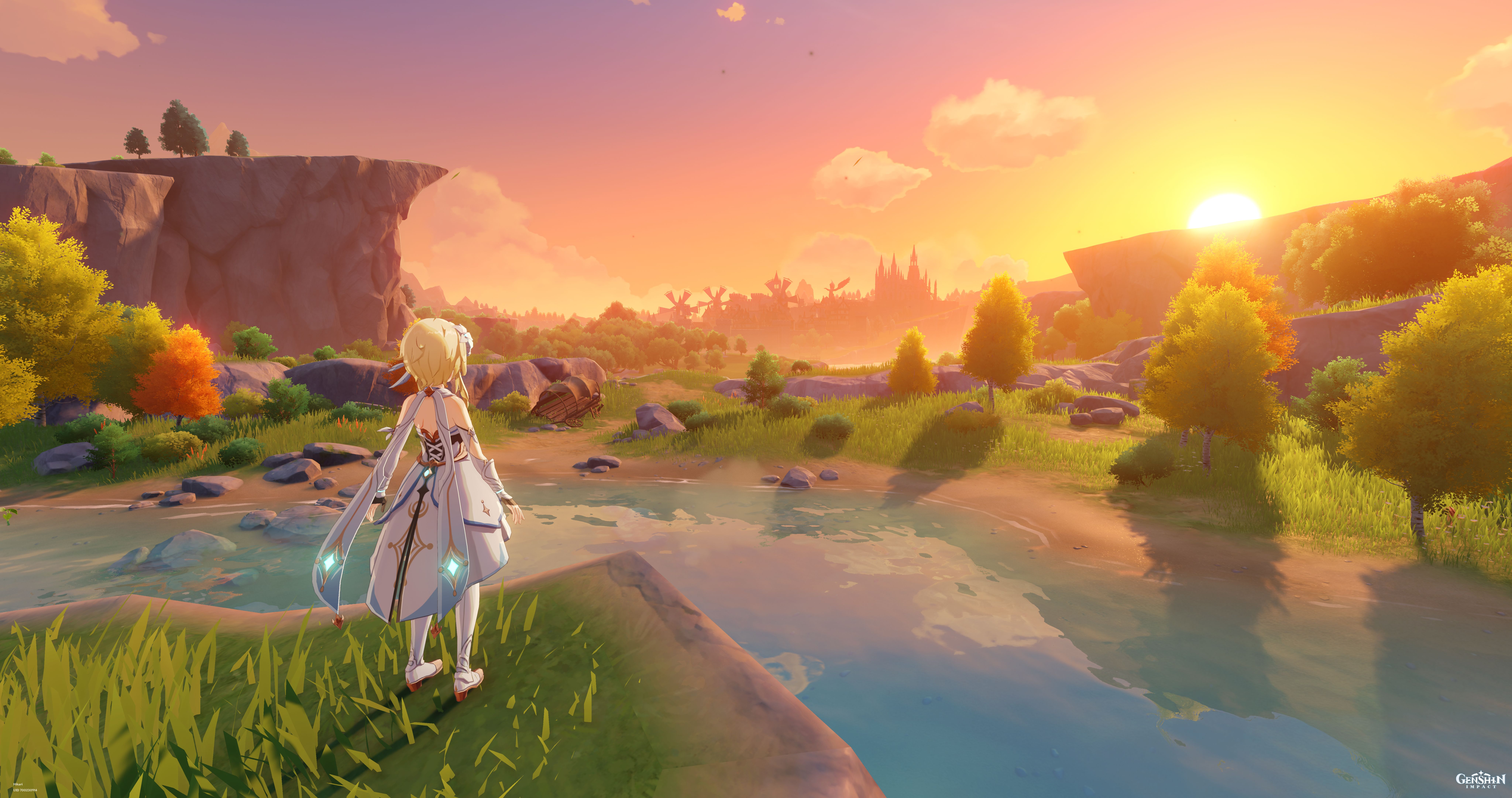 8192x4320 Sunset At 8K (8192x4320) : R Genshin_Impact