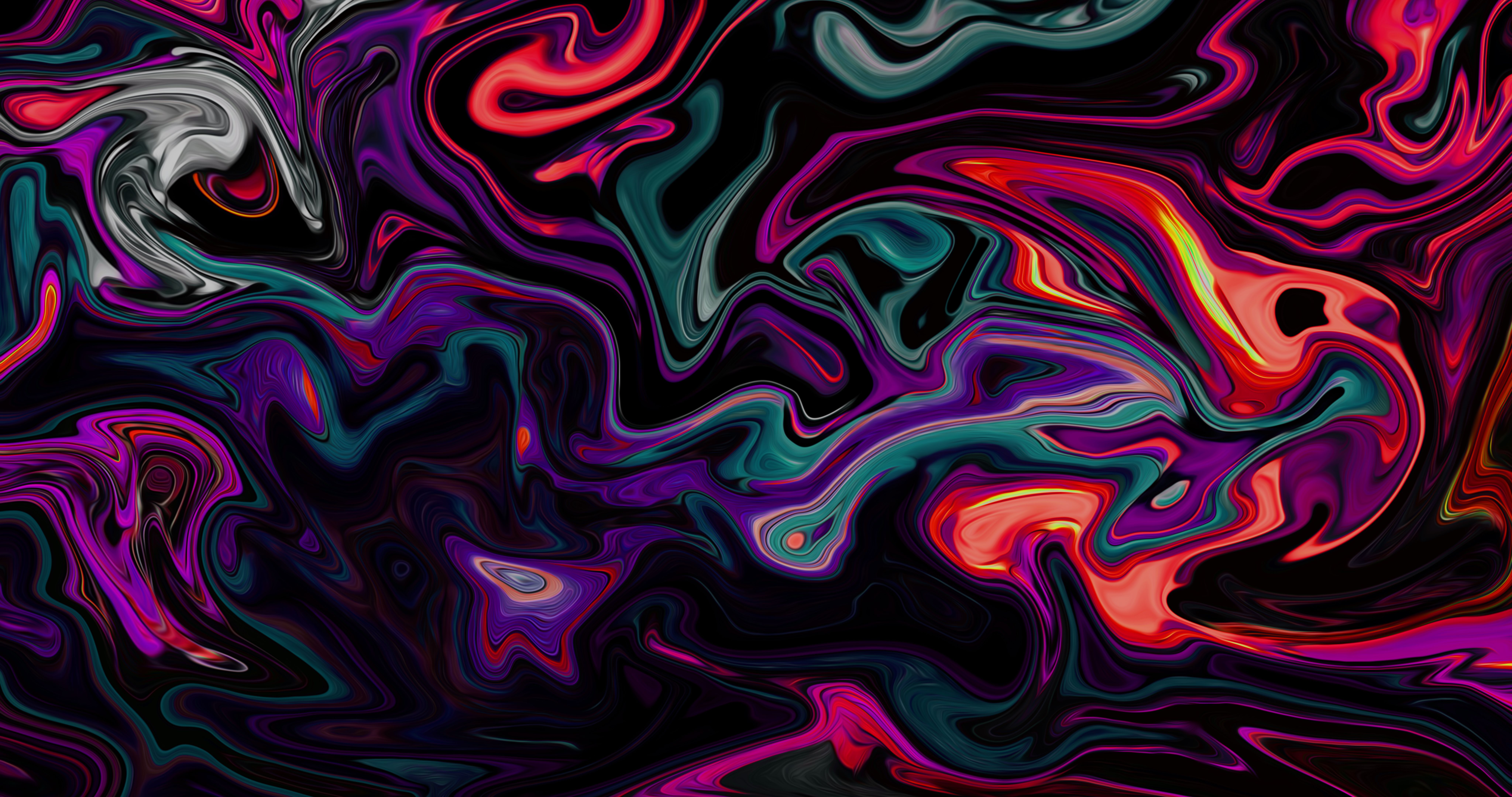 8192x4320 Colorful Art Shapes Wallpaper