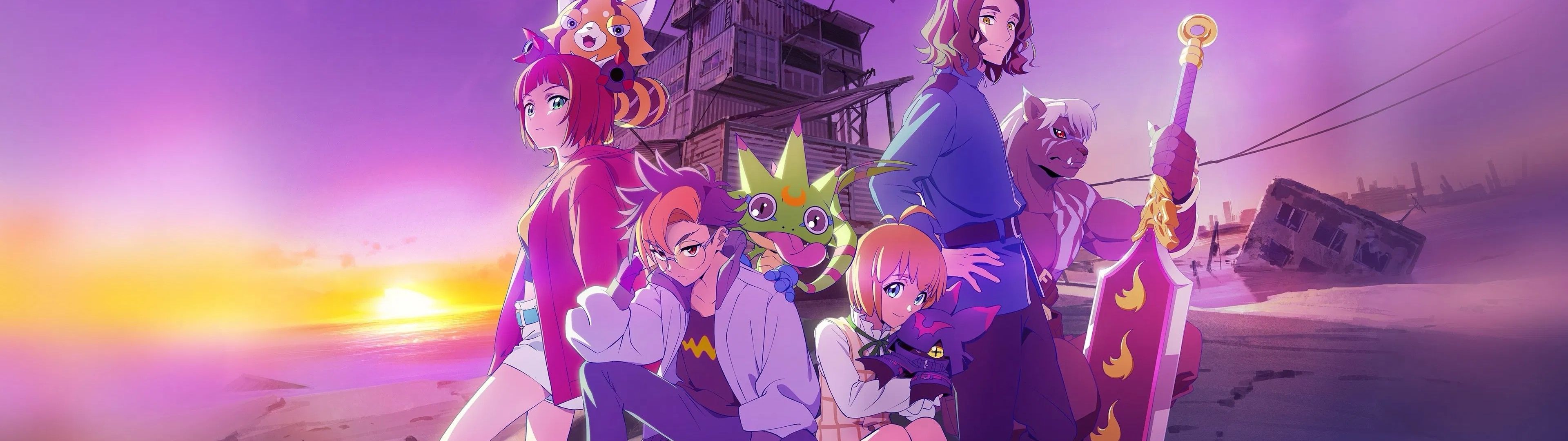 3840x1080 Digimon Beatbreak Wallpaper 4K, Anime poster, Season 1