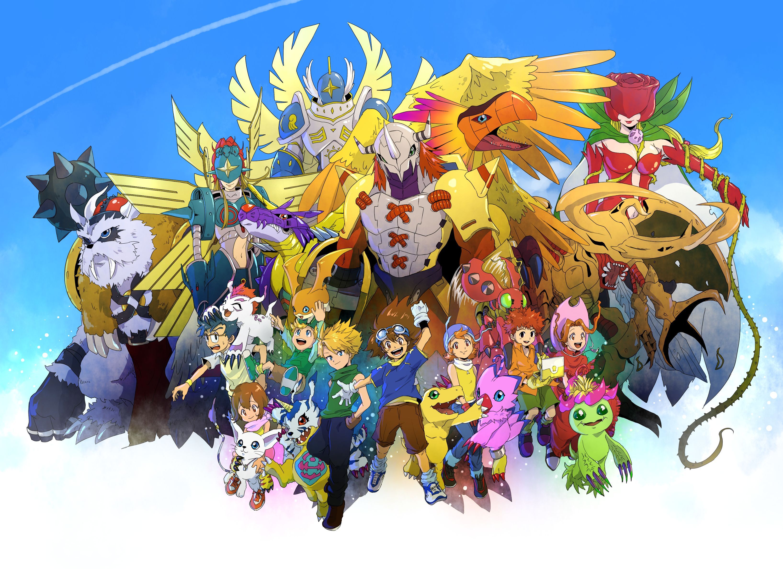 3270x2380 Desktop wallpaper: Digimon, Anime 4K free download for PC. 395688