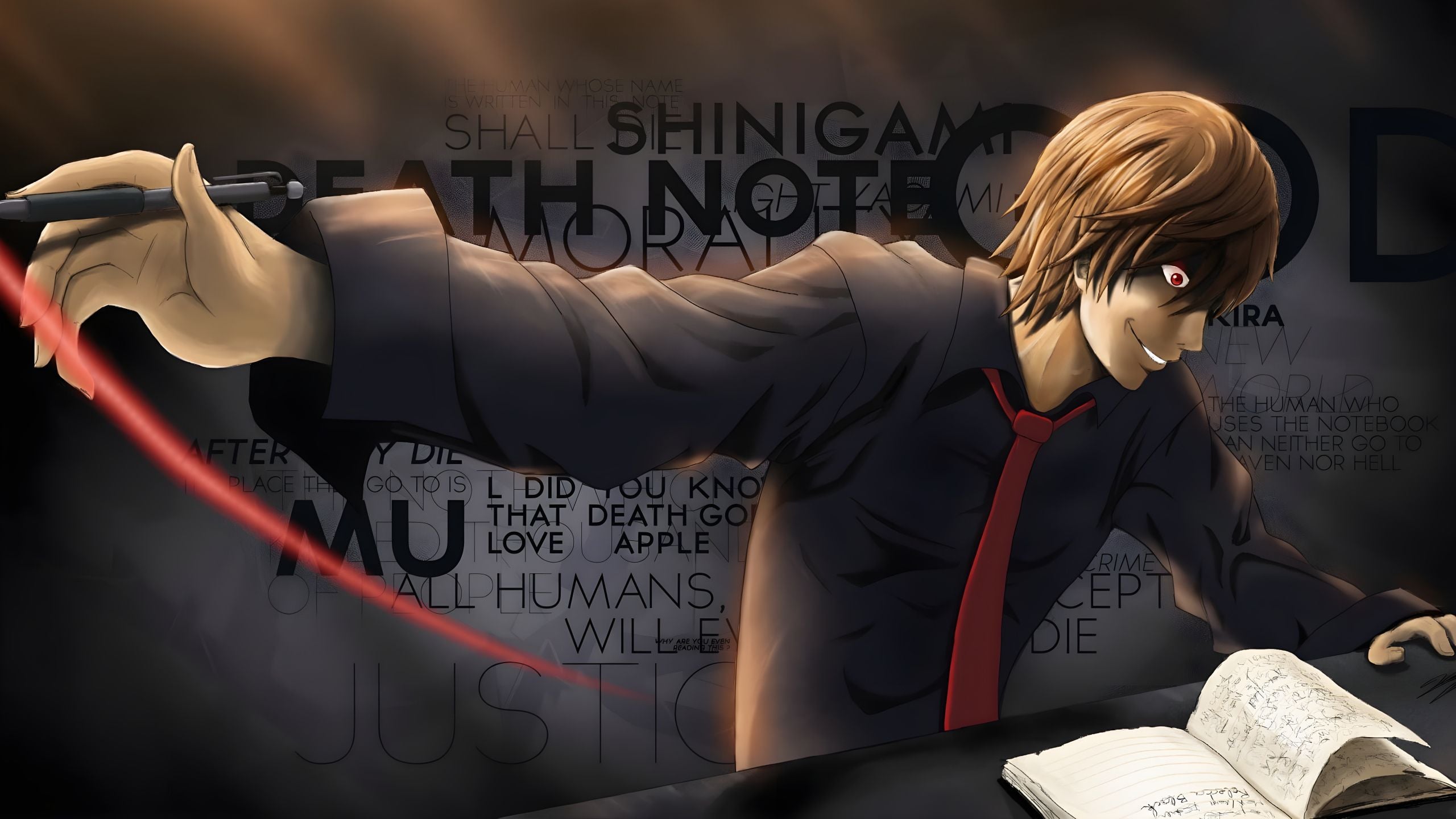 2560x1440 WQHD, QHD, 16:9 Death Note Wallpaper Free 2560x1440 High Quality Background