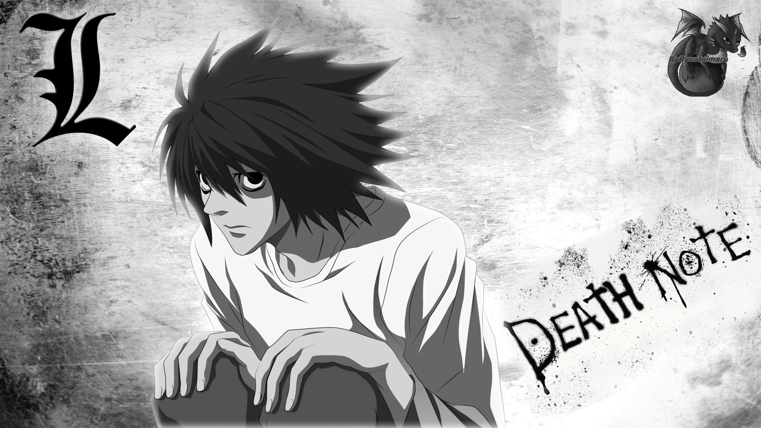 2560x1440 L Death Note Desktop Wallpaper