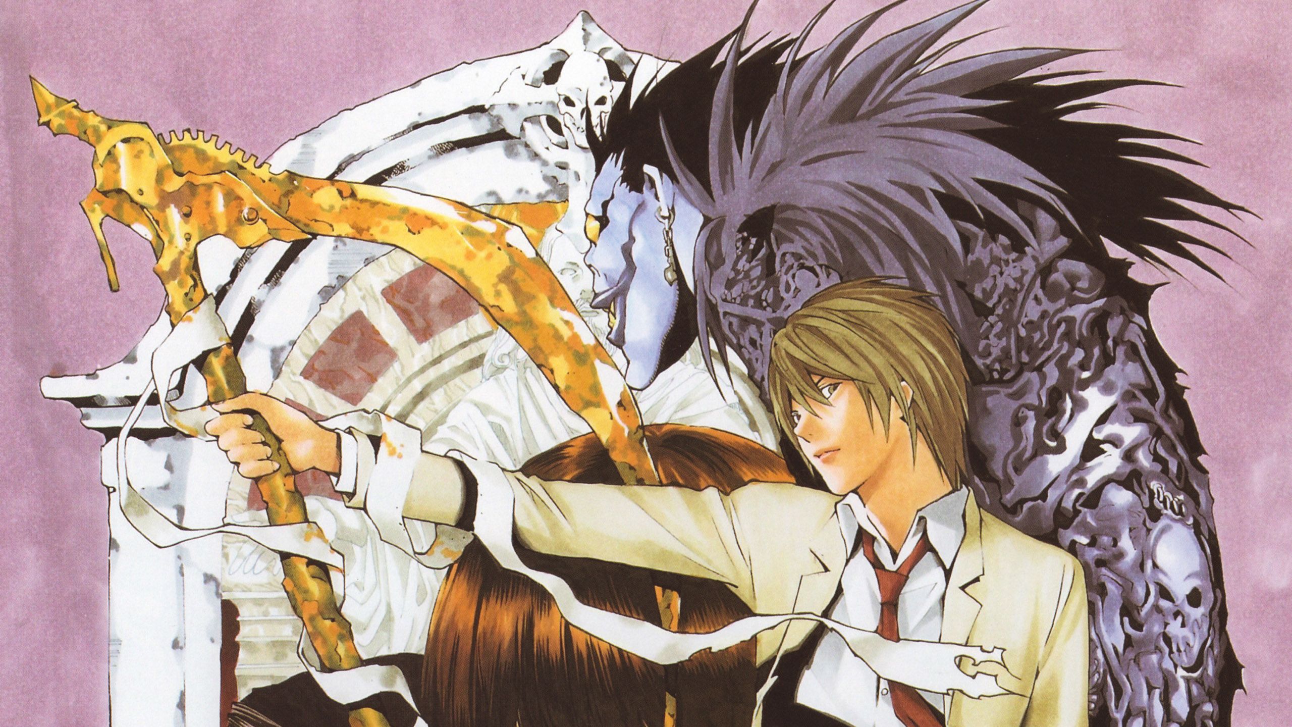 2560x1440 death note light yagami naomi misora ryuk HD anime Wallpaper