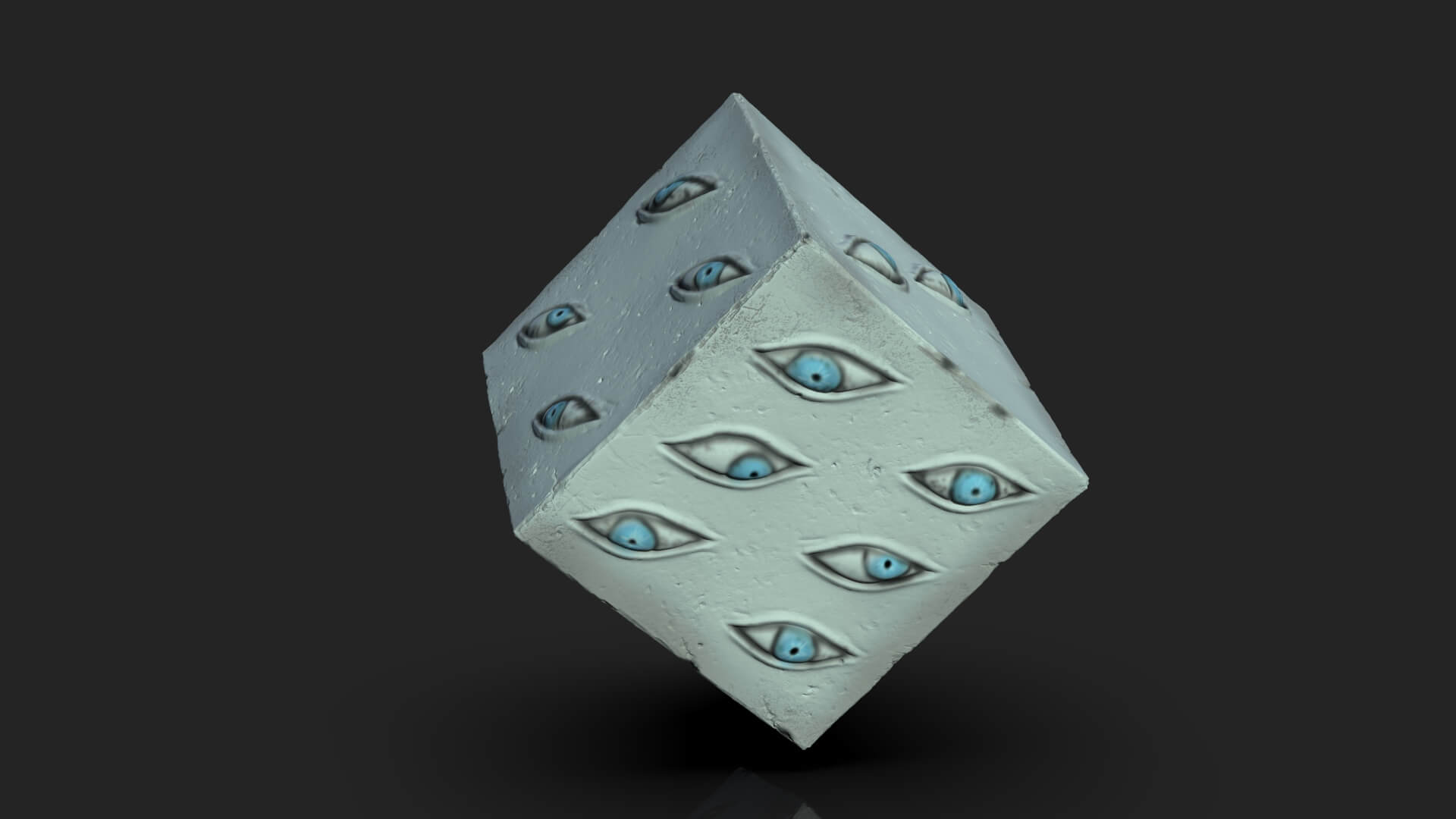 1920x1080 Prison Realm Satoru Cube Kaisen 3D Model