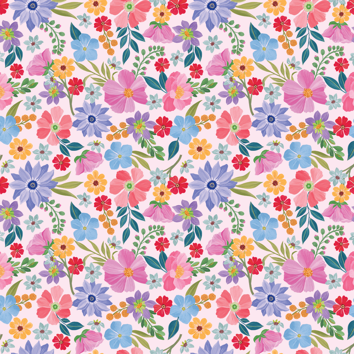 1200x1200 Spring Floral Fantasy