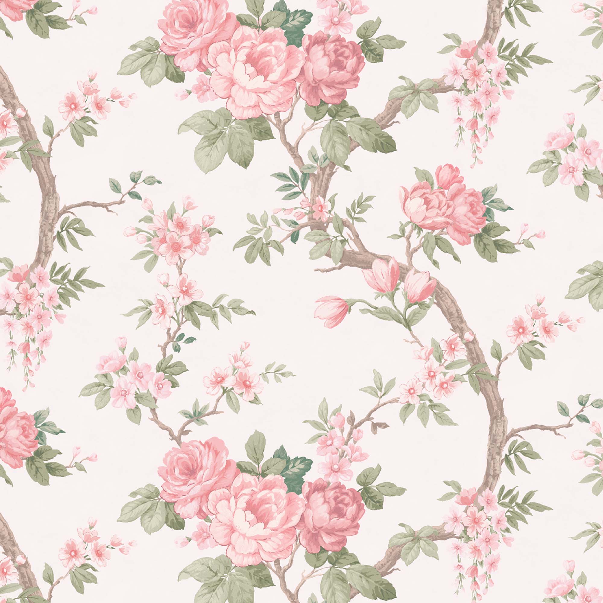 2000x2000 Ditsy Floral Rose Pink Wallpaper