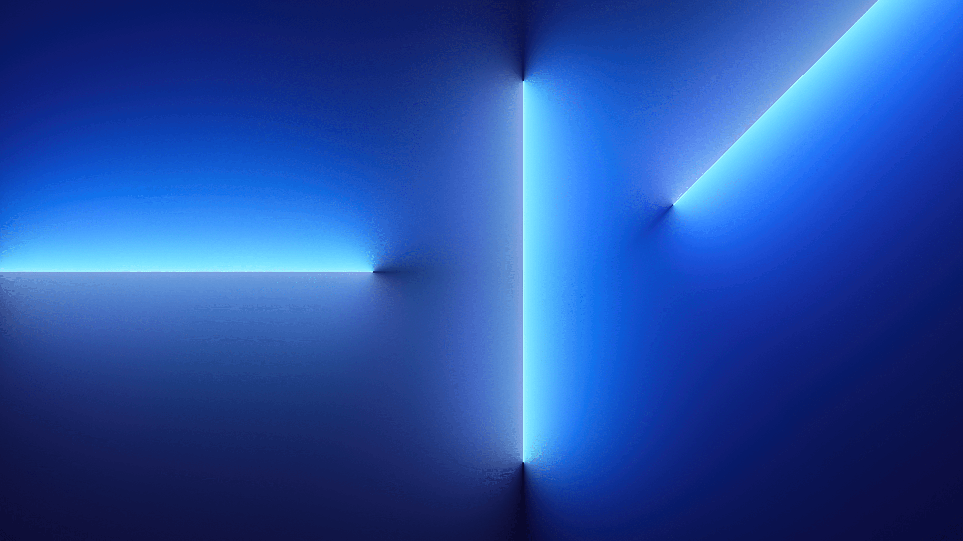 1920x1080 iPhone 13 Pro Wallpaper 4K, iOS Stock, Blue background