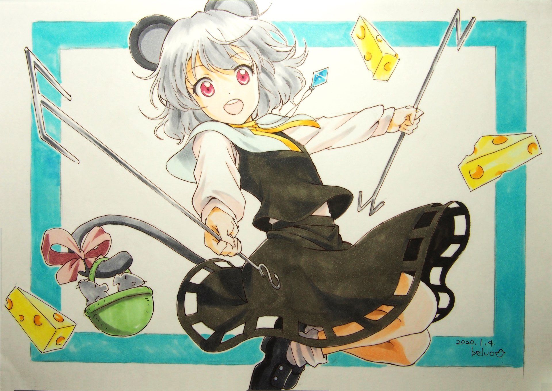 1920x1360 Download Nazrin (Touhou) Anime Touhou HD Wallpaper