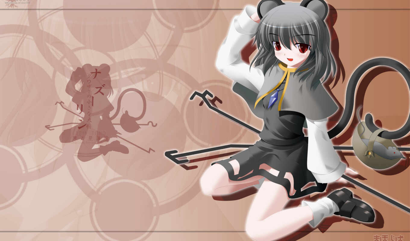 1360x800 Wallpaper nazrin, section Anime, size 1920x1200 HD WUXGA free image on desktop and phone