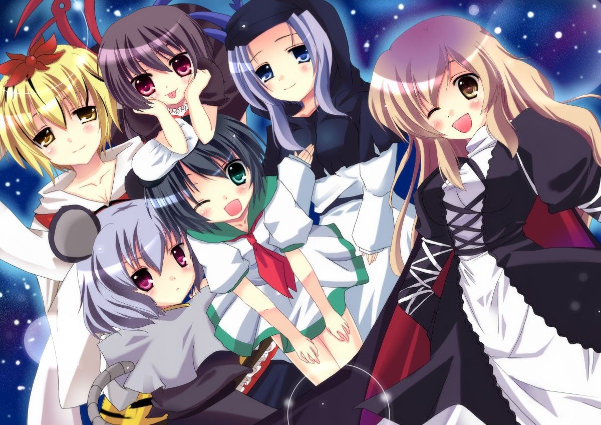 1200x848 Desktop wallpaper: Anime, Touhou, Byakuren Hijiri, Ichirin Kumoi, Minamitsu Murasa, Nazrin (Touhou), Nue Houjuu, Shou Toramaru 4K free download for PC. 1434797