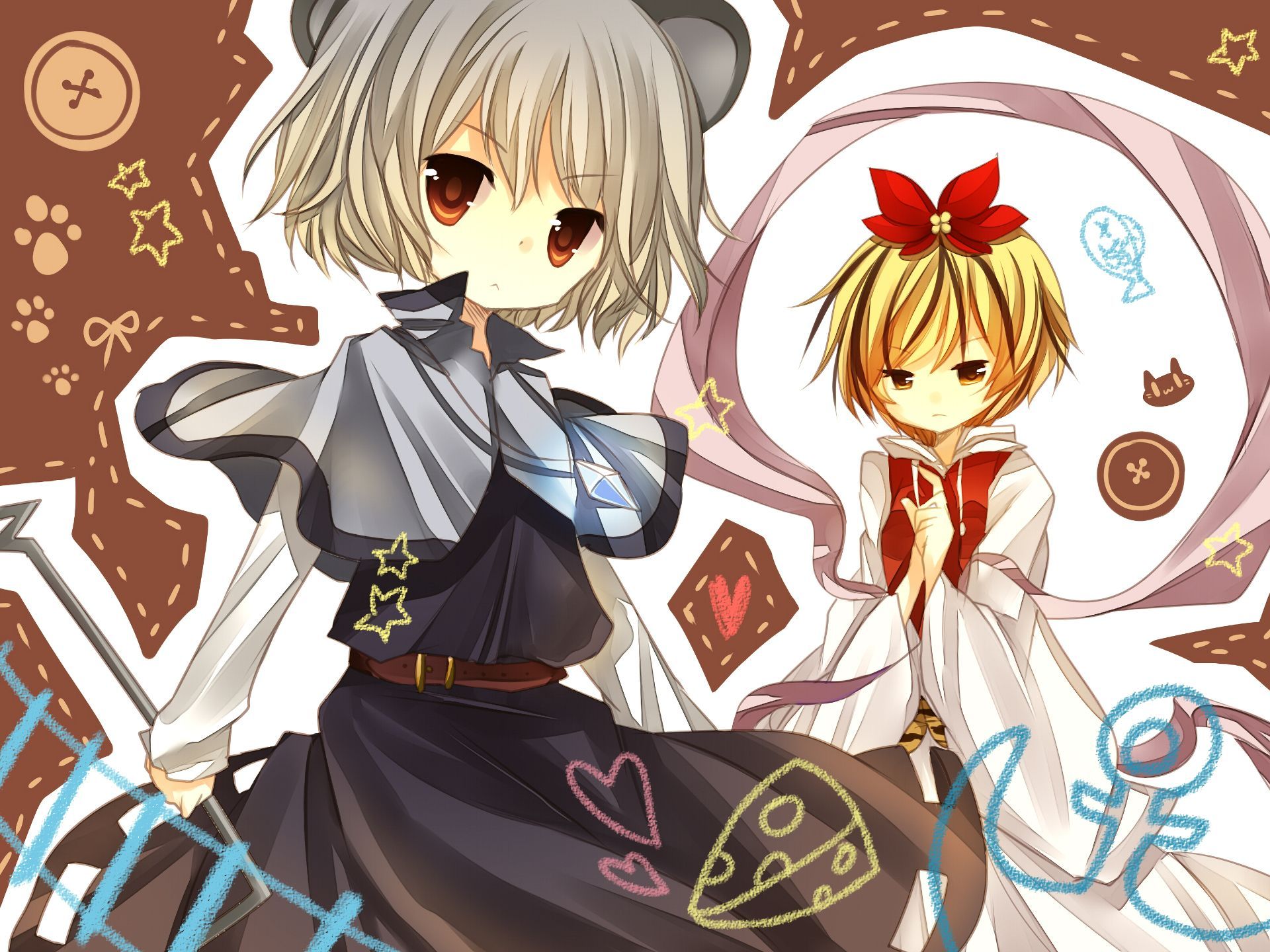1920x1440 Phone wallpaper: Anime, Touhou, Nazrin (Touhou), Rinnosuke Morichika 1015153