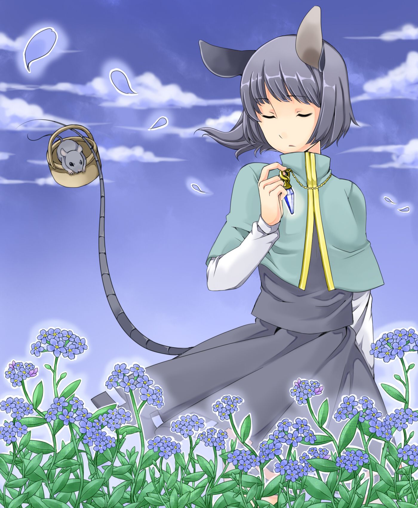 1400x1700 Nazrin. Anime Image Board