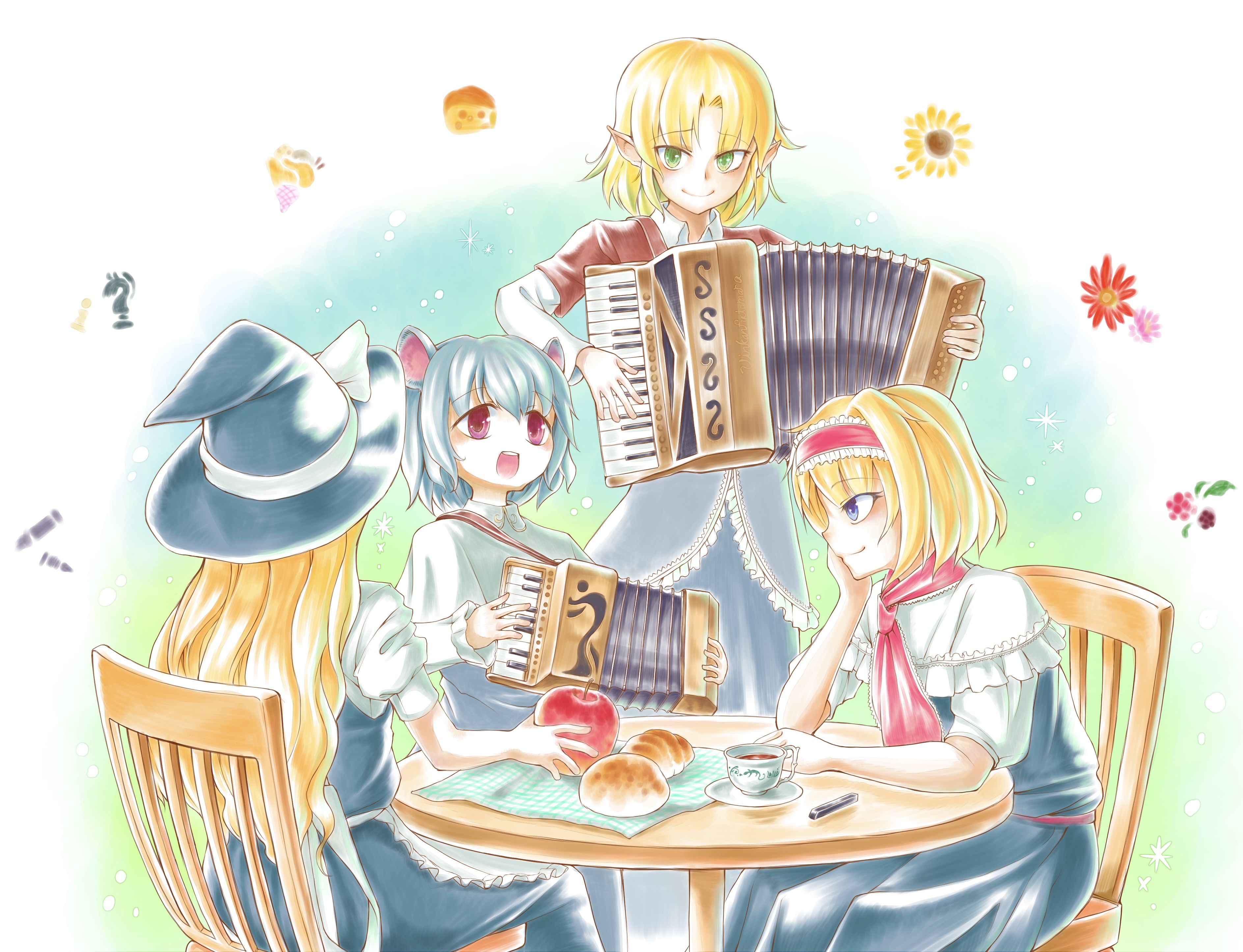 3774x2892 Phone wallpaper: Anime, Touhou, Alice Margatroid, Marisa Kirisame, Nazrin (Touhou), Parsee Mizuhashi 1010356