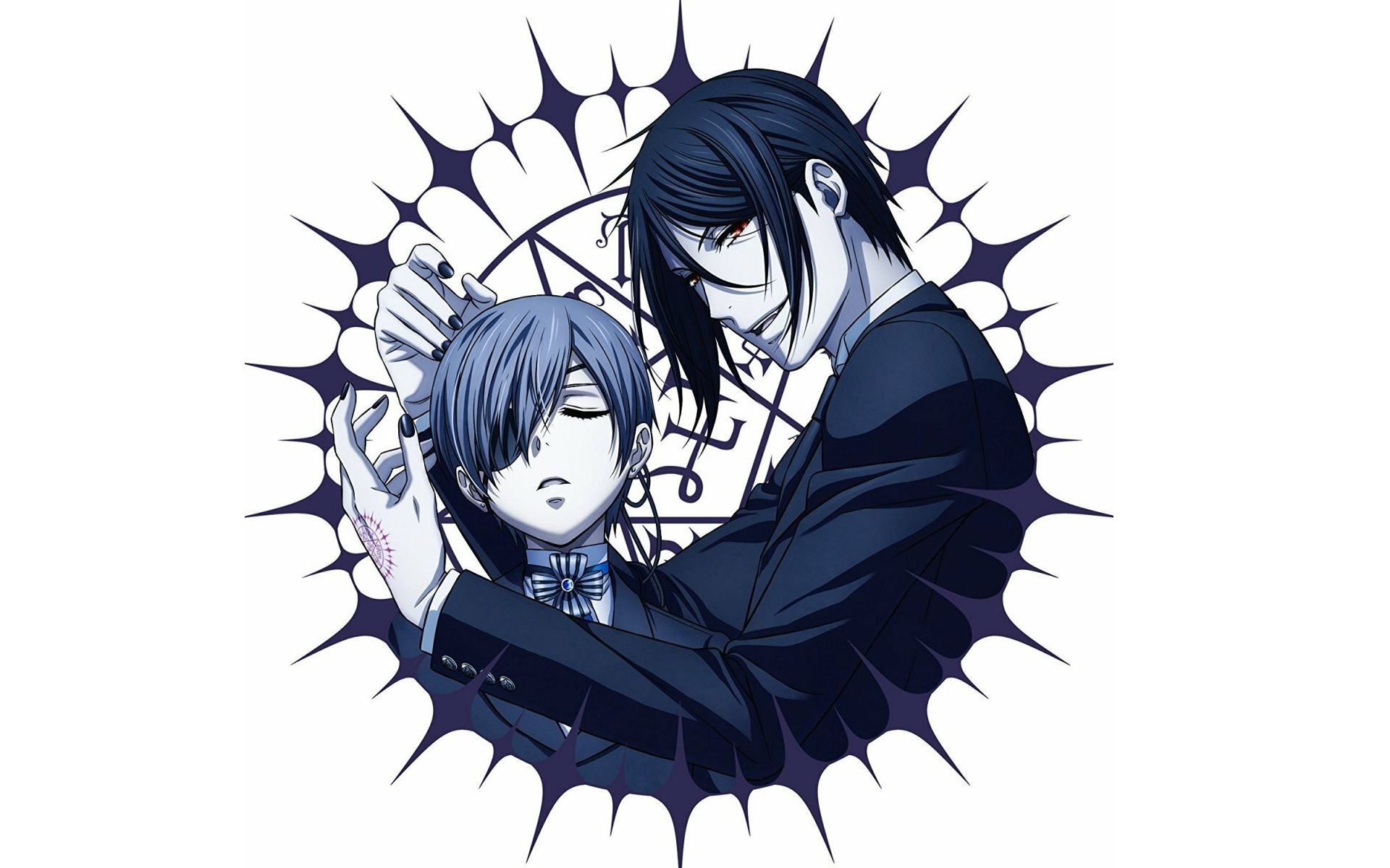 1920x1200 Desktop wallpaper: Kuroshitsuji, Anime, Black Butler 4K free download for PC. 1009623