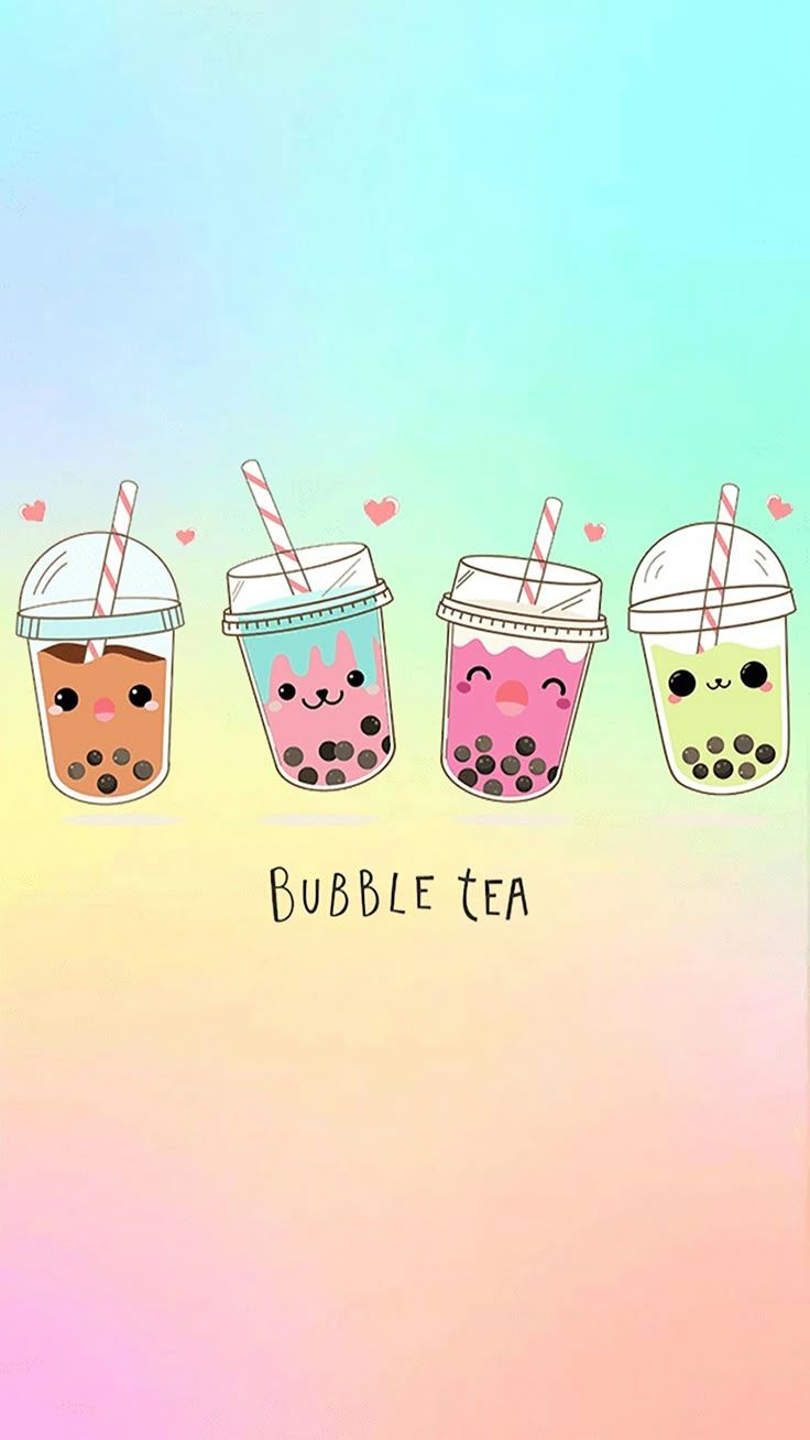 736x1308 Cute Bubble Tea Wallpaper. Bubble tea wallpaper ideas, Boba tea cute wallpaper, Bubble tea cute