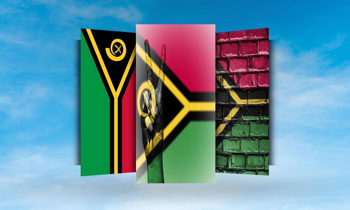 1333x800 Vanuatu Flag Wallpaper