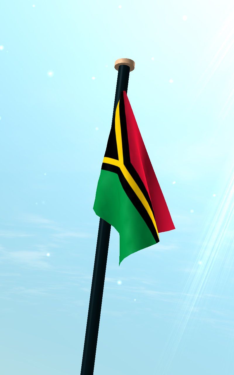 800x1280 Vanuatu Flag 3D Live Wallpaper Latest Version 1.2 for Android
