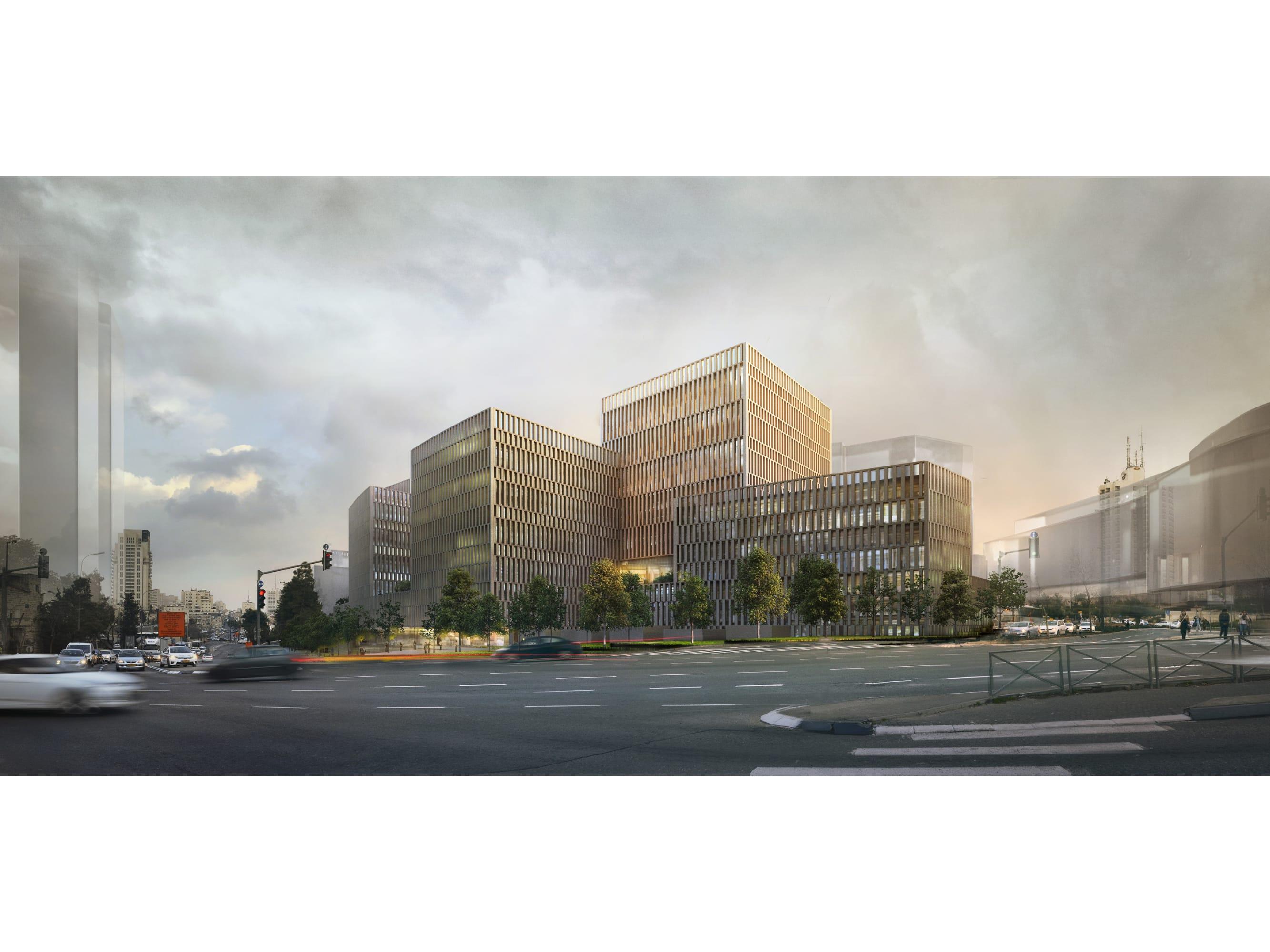 2667x2000 studioPEZ · New Courthouse Jerusalem · Divisare