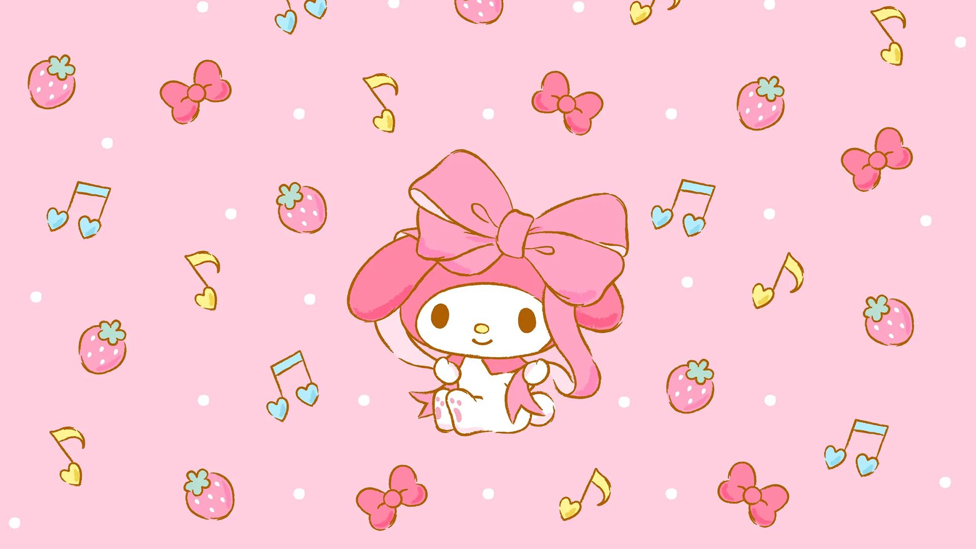 1920x1081 Hello Kitty HD Wallpaper: Sweet Pink Melody Blissx1081
