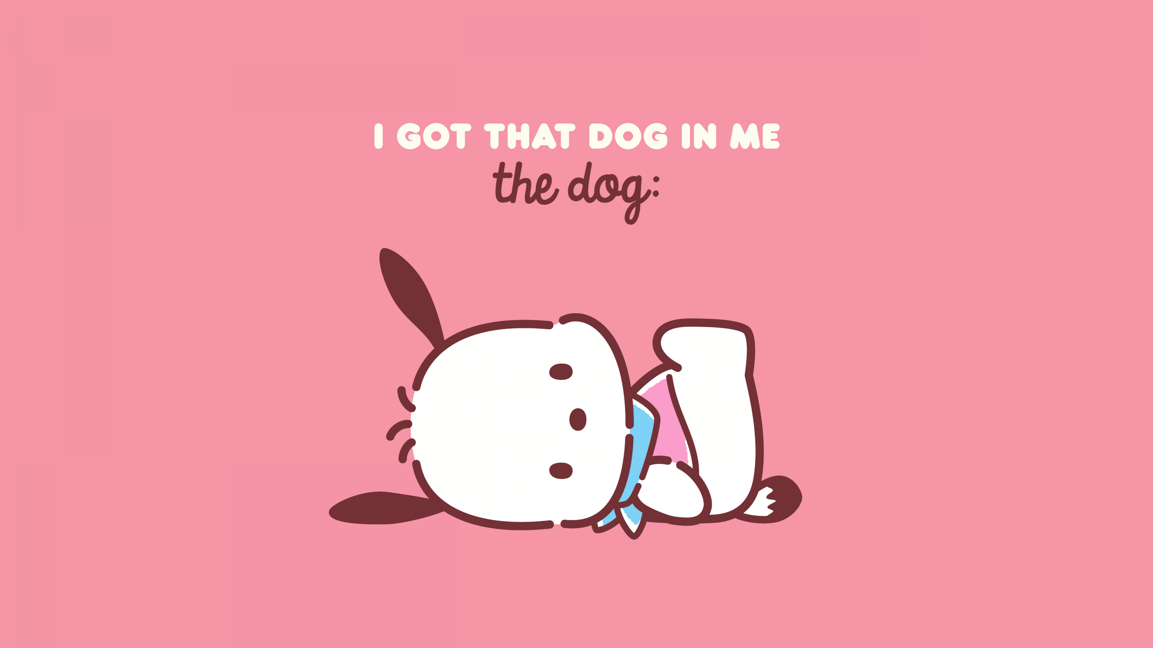 3840x2160 Sanrio Wallpaper 4K, Pochacco, Cute cartoon, 5K