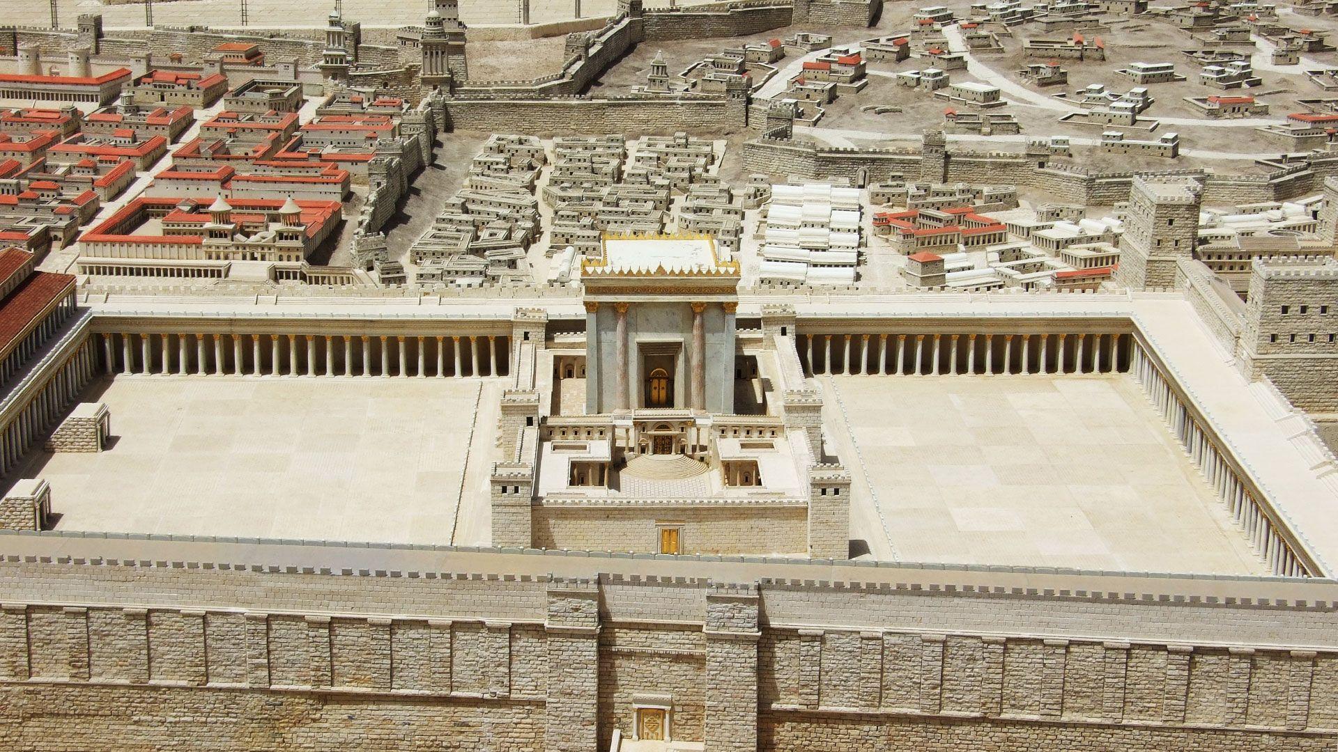 1920x1080 The Model of Jerusalem in the Second Temple Period. The Israel