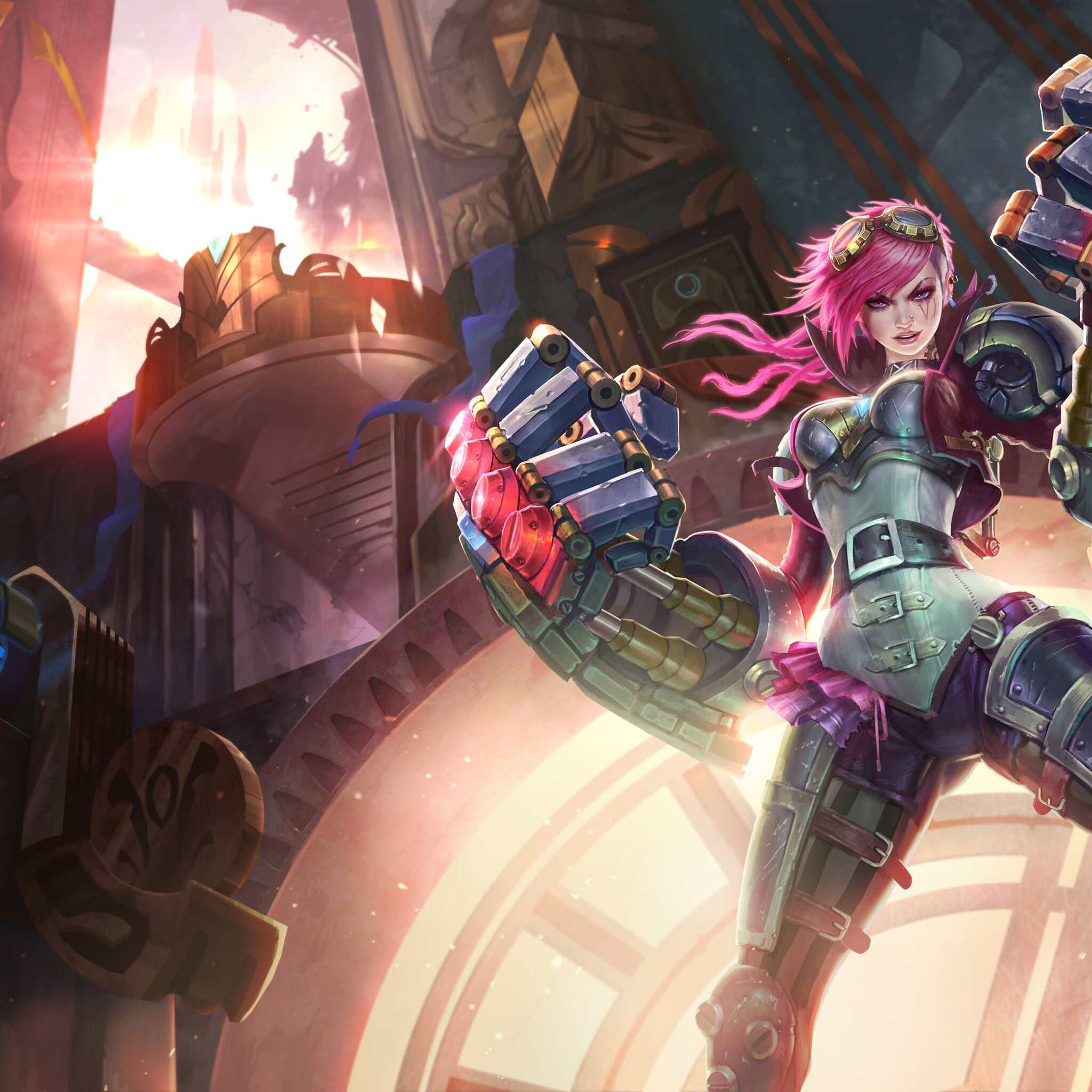 2048x2048 League Of Legends Enhanced VI iPad Air HD 4k Wallpaper