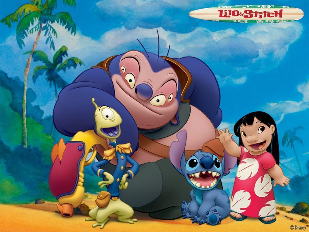 1024x768 Lilo & Stitch Wallpaper