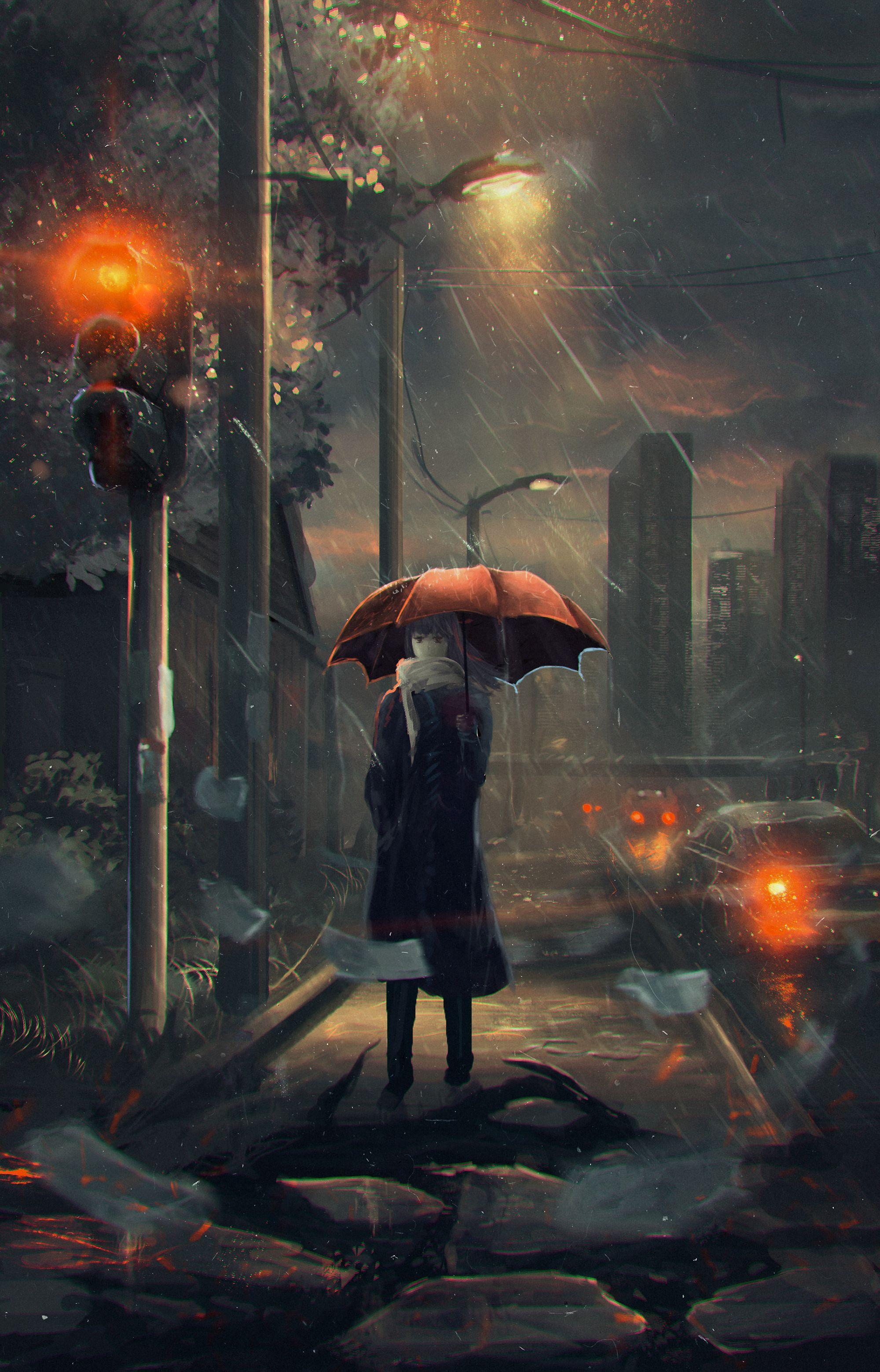 Rainy Day Isabella - Illustrations ART street