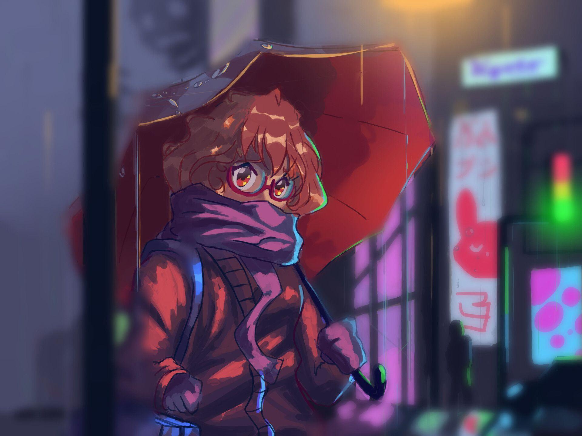 1920x1440 Rainy Day, MacBred Midori