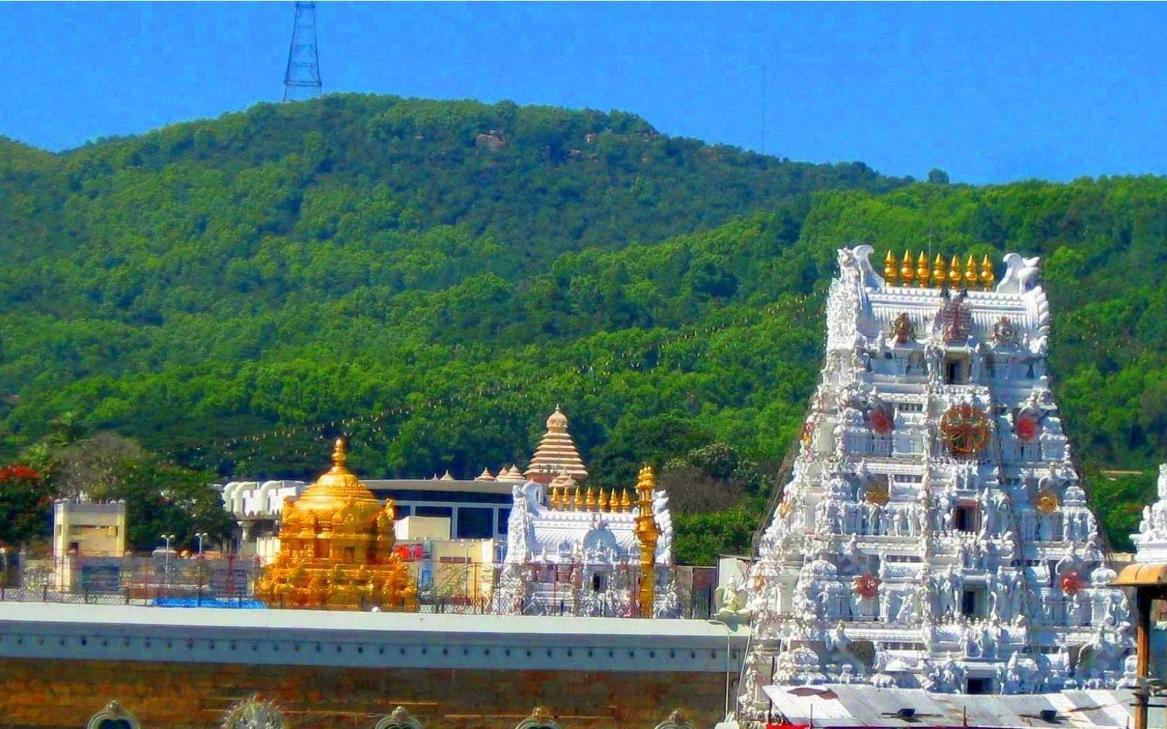 1680x1050 Free download Tirupati Balaji Temple Photo Image Wallpaper