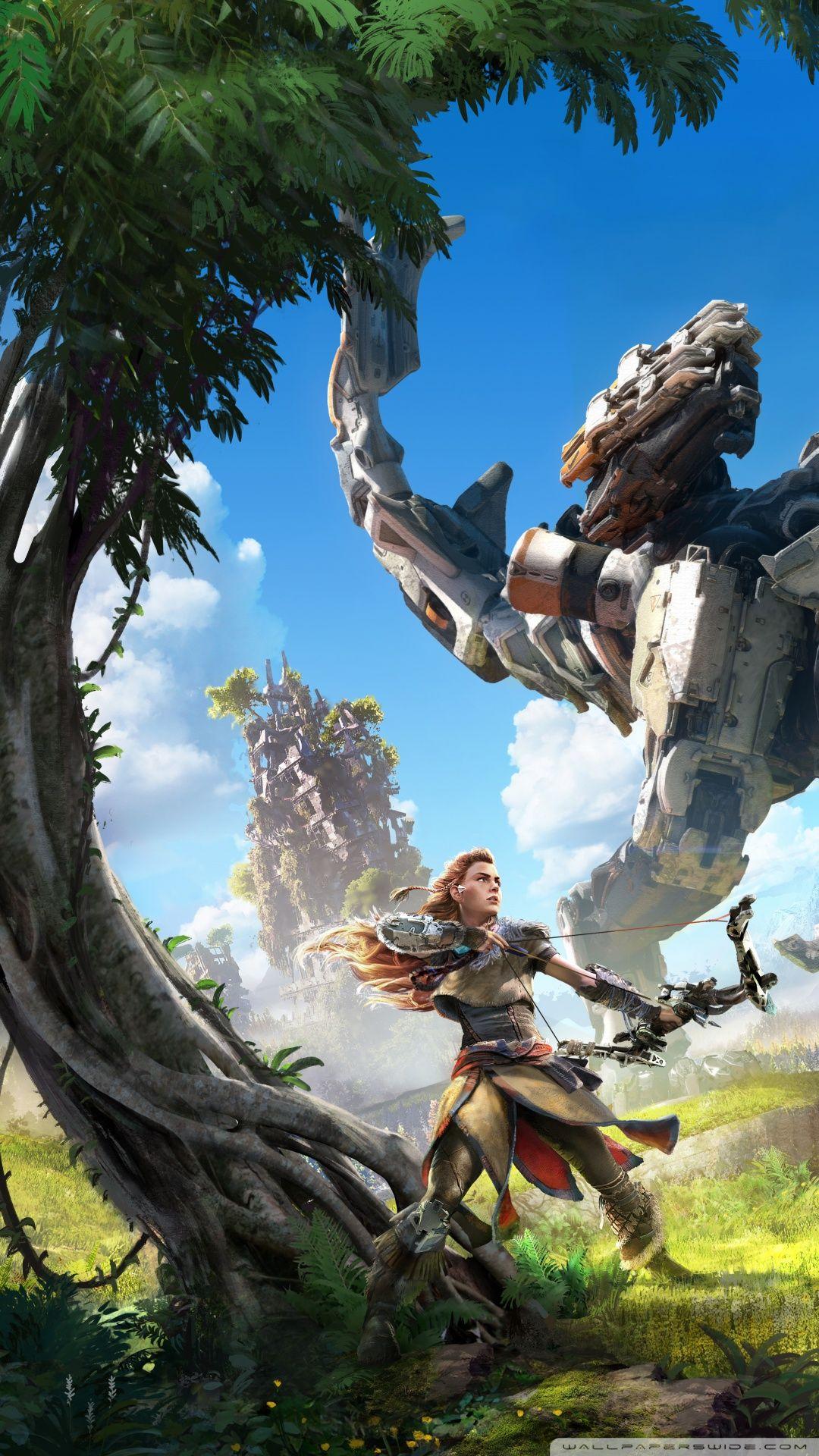 1080x1920 Horizon Zero Dawn 2017 Video Game Ultra HD Desktop Background