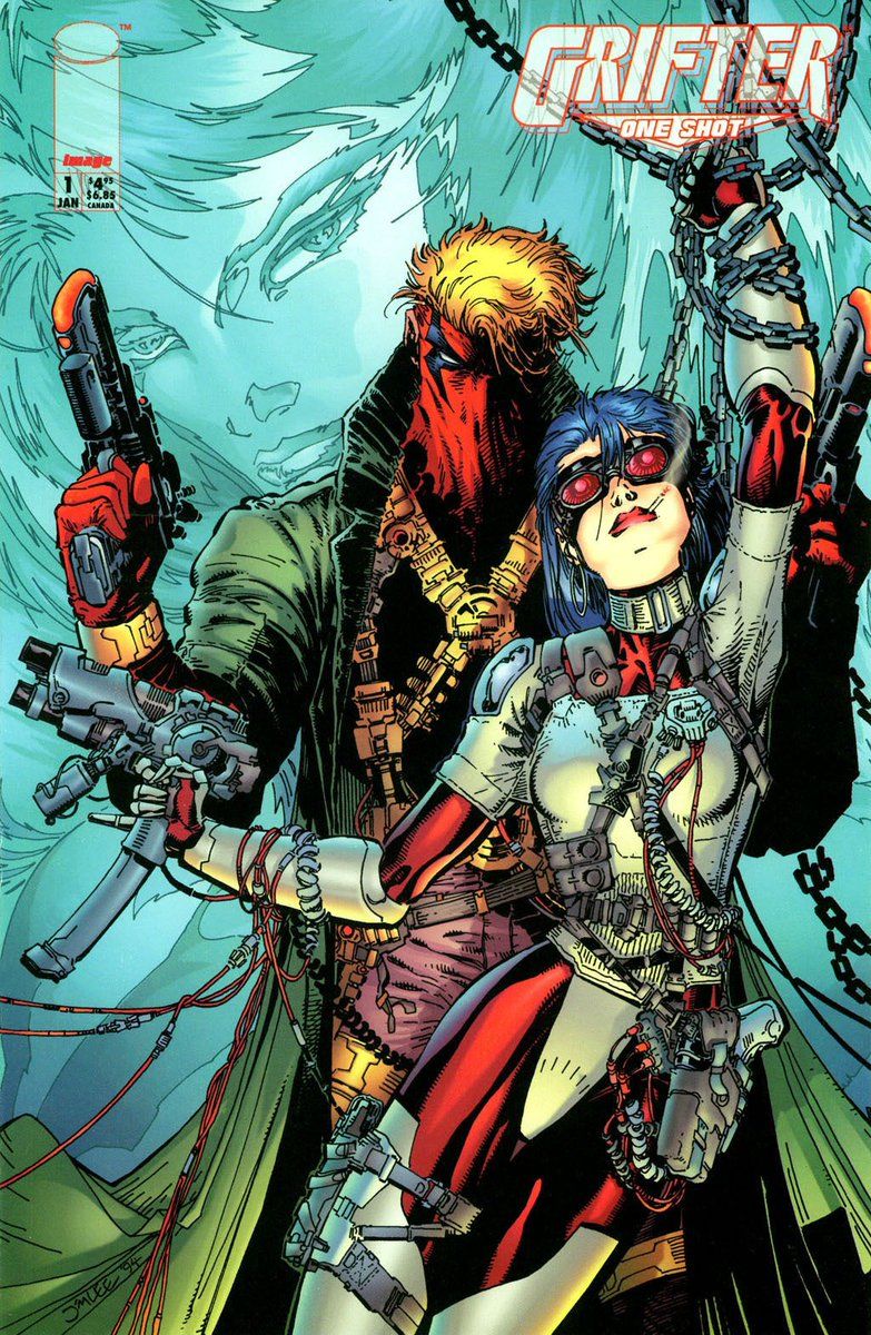 783x1200 Grifter (1995) cover by Jim Lee @JimLee