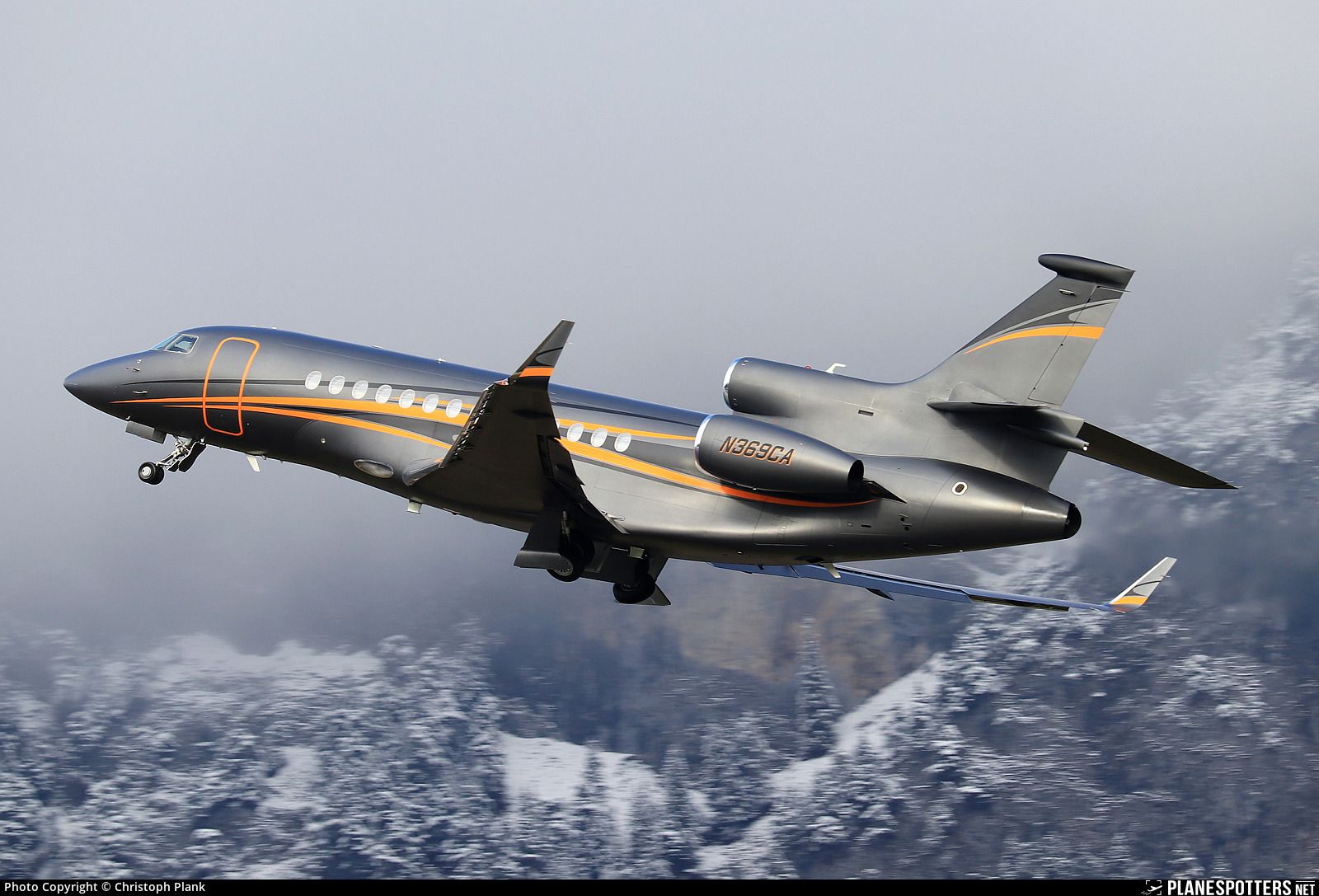 1600x1087 N369CA National Airlines Dassault Falcon 7X Photo by Christoph Plank. ID 1929516.